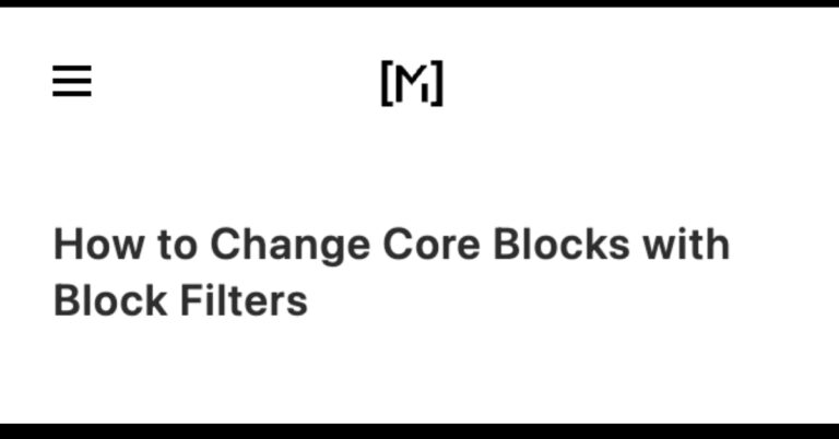 block filters