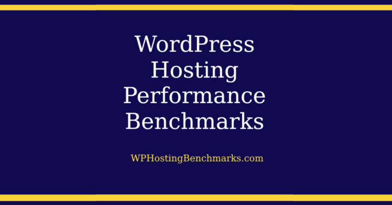 wordpress hosting performance benchmarks 2023