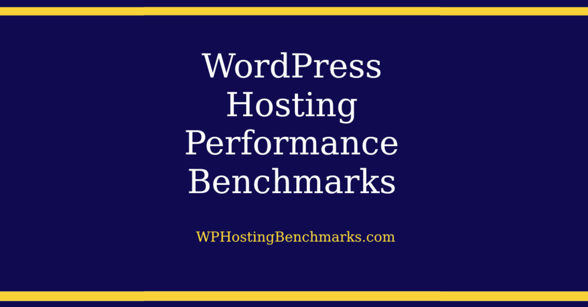 wordpress hosting performance benchmarks 2023