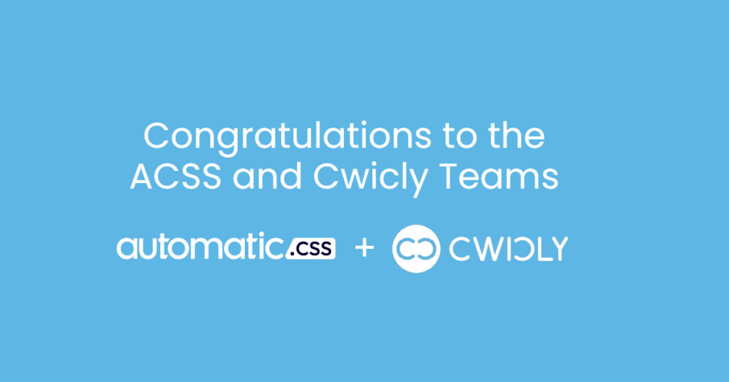 acss adds cwicly support