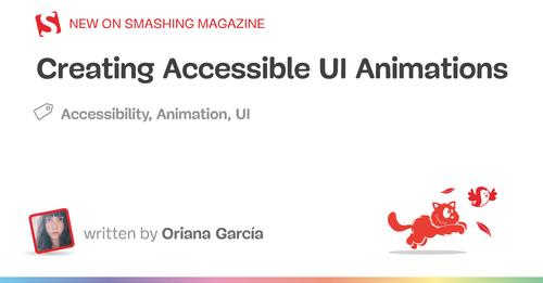 Accessible Animations
