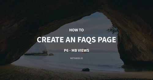 Create An Faq Page