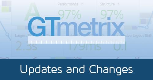 Gtmetrix Changes