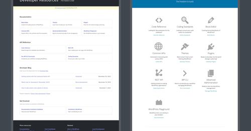 Developer Resources Redesigned