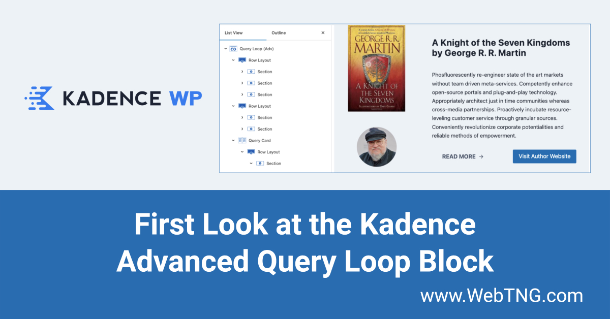 Kadence Advanced Query Loop Block Fb