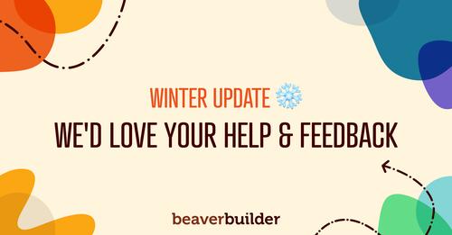 Beaver Builder Update