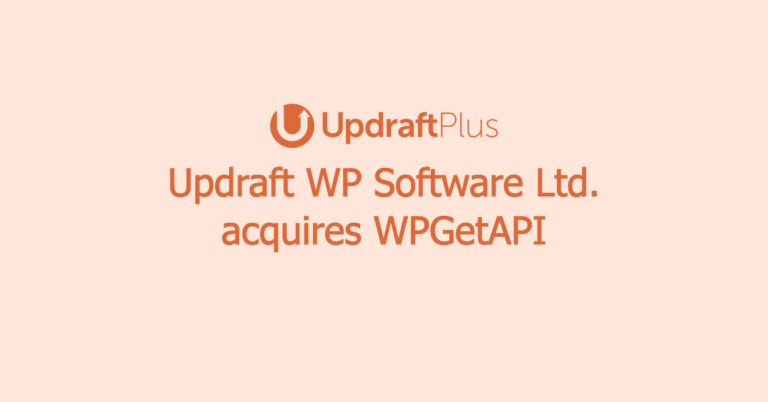 Updraft Acquires Wpgetapi