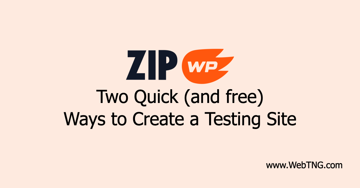 Zipwp Quick Sites