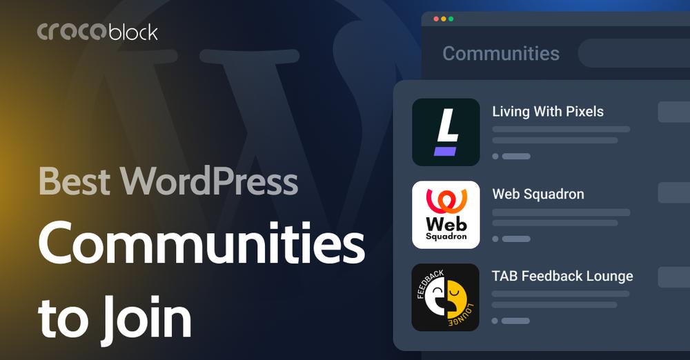 Best Wordpress Communities