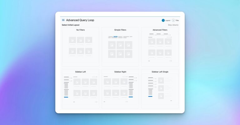 Kadence Updates Query Loop Block