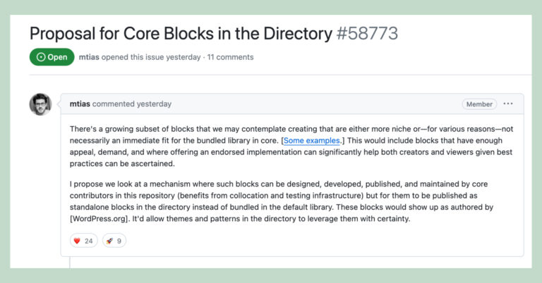 Stand Alone Core Blocks