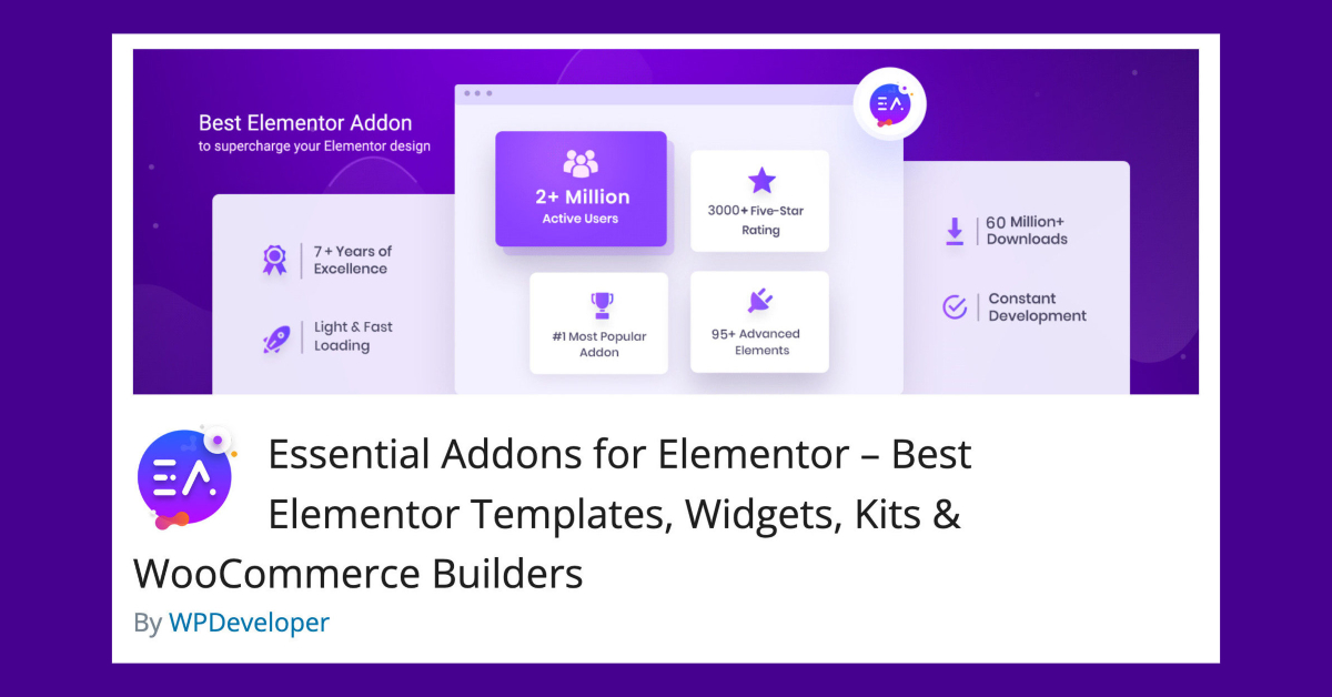Essential Addons for Elementor HIts 2 Million Active Installs – WPDaily ...