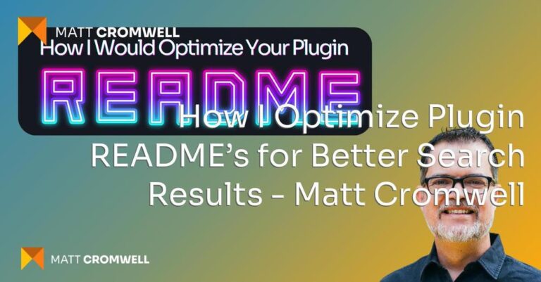 Optimize Plugin Readme File