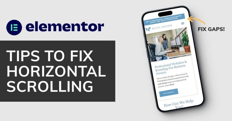 Elementor - fix horizontal scrolling