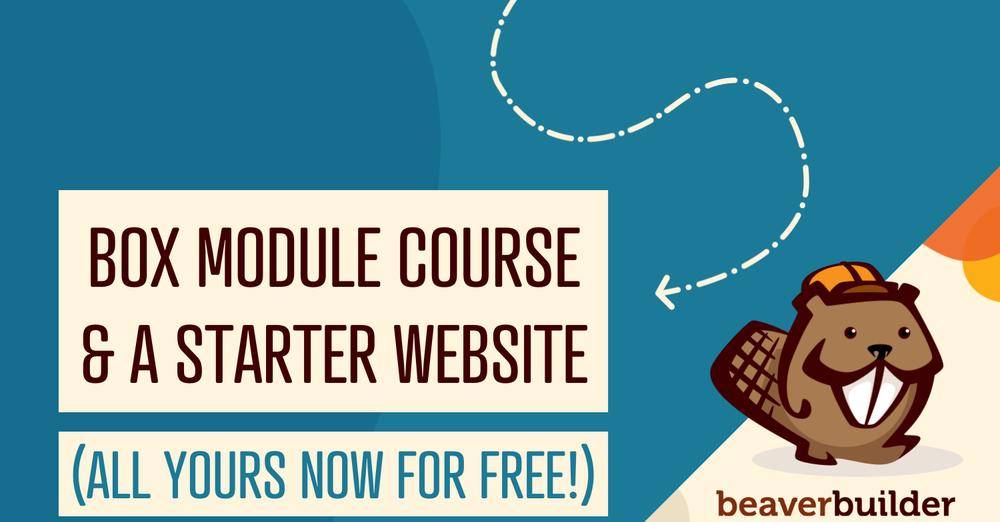 Beaver Builder Box Module Course
