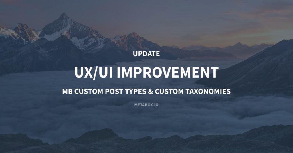 meta box ui improvements