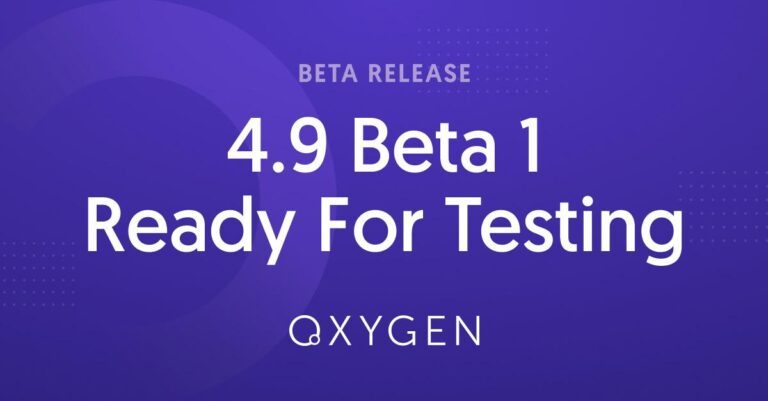 oxygen 4 9 beta 1