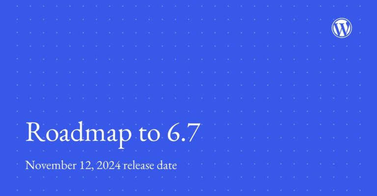 wp 6 7 roadmap