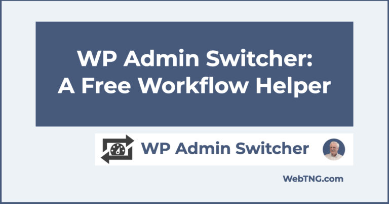 wp admin switcher