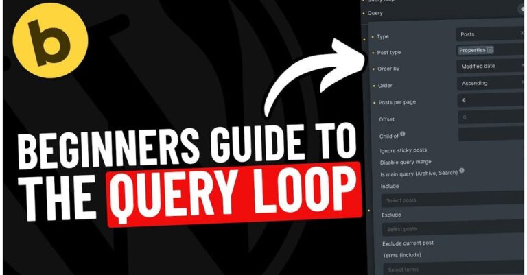 bricks query loop builider