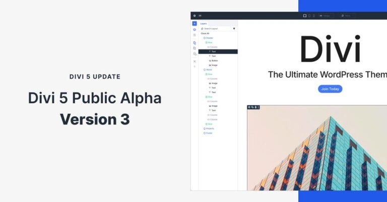 divi 5 alpha 3
