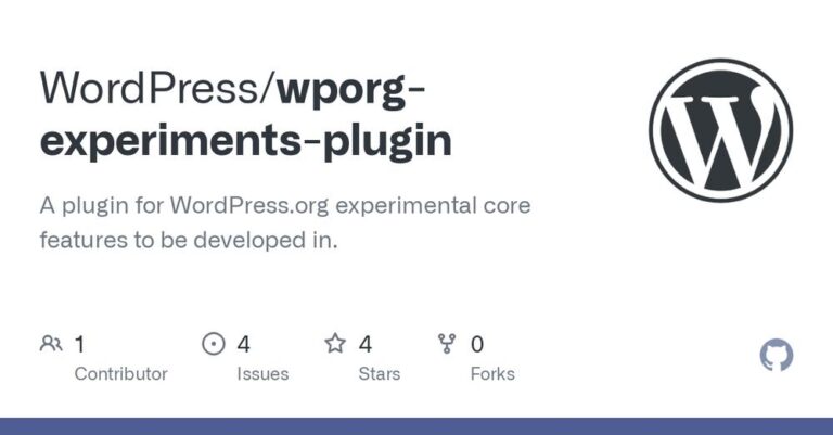 wporg experiments