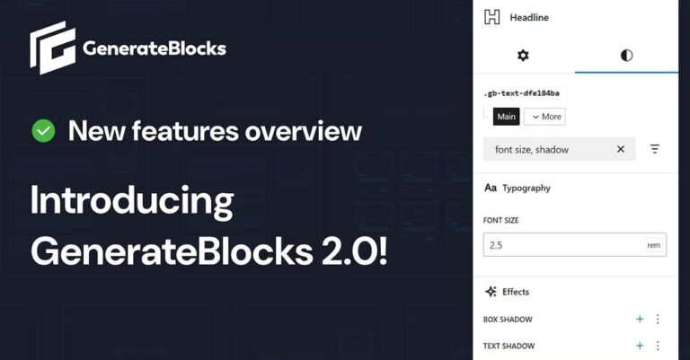 generateblocks 2 0 released