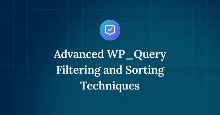 wp query tutorial