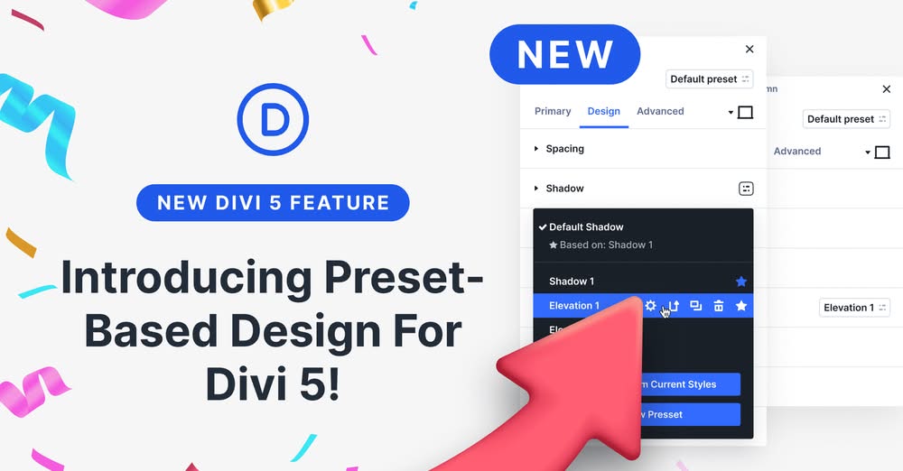 divi 5 preset design