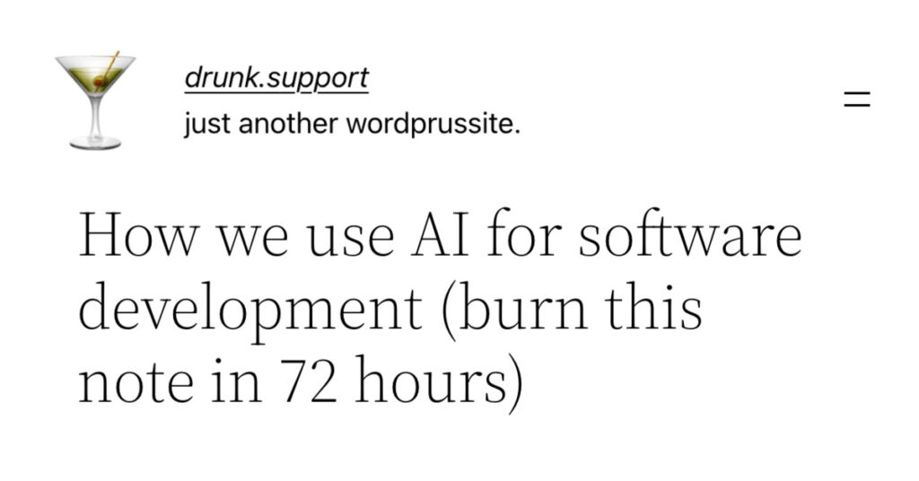 using ai for dev