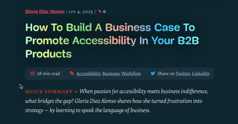 building a business case for accessibilityh
