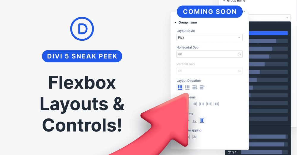 divi 5 adds flexbox layouts