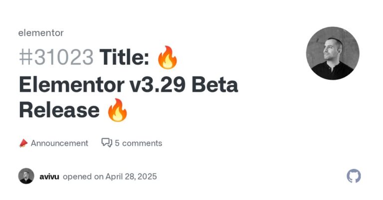 elementor editor beta