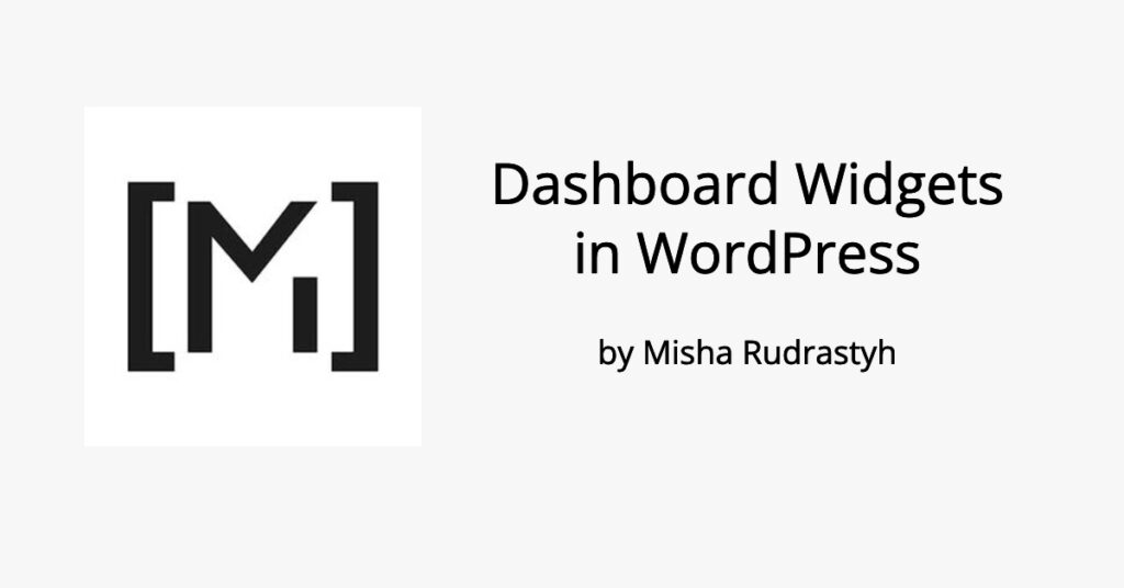 all about dashboard widgets