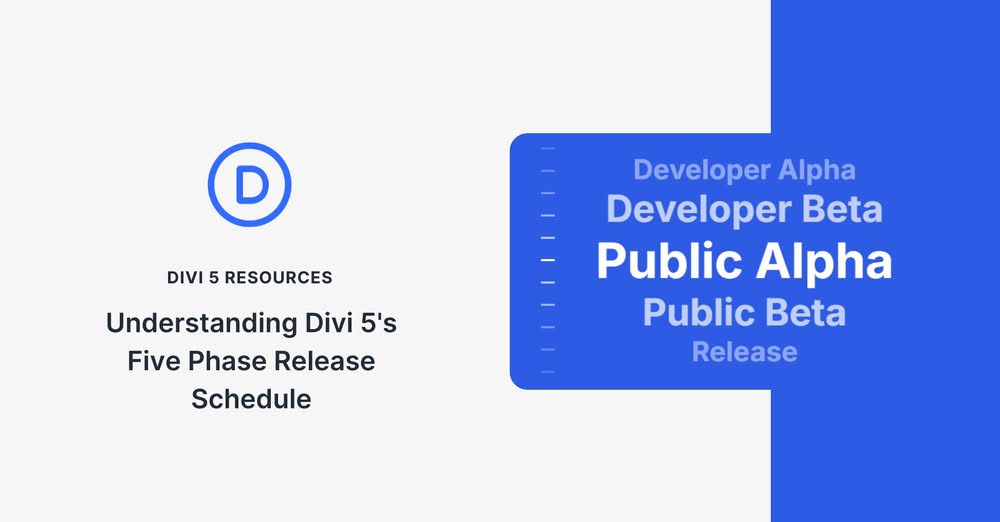 divi 5 release cycle