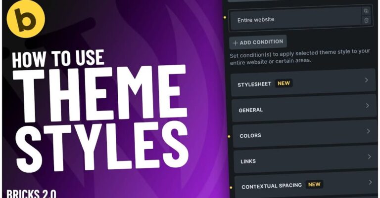 bricks theme styles explained