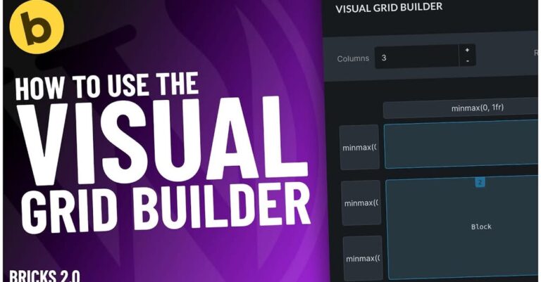 bricks visual grid builder
