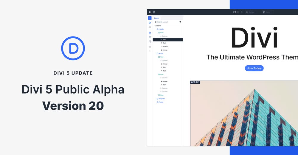divi 5 prepares for beta