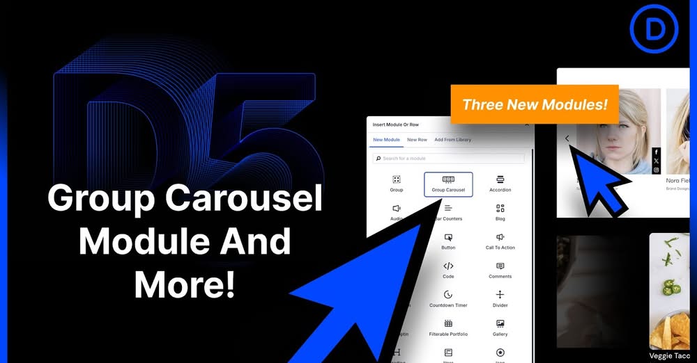 divi adds three new modules