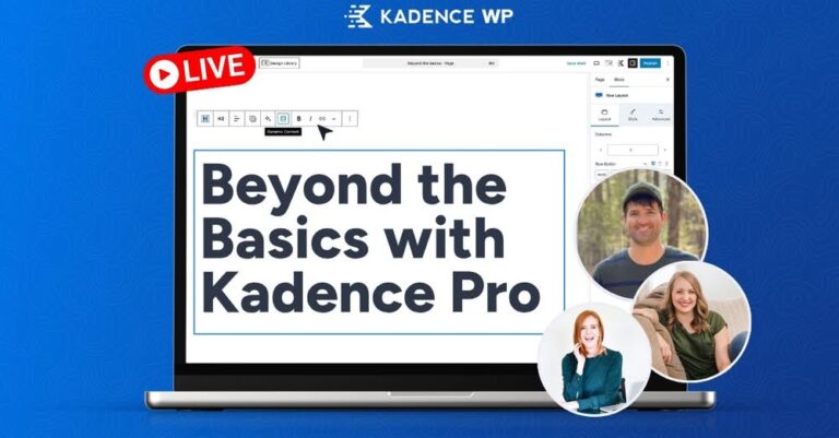 kadence blocks 4 preview