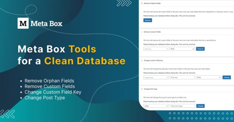 meta box database tools