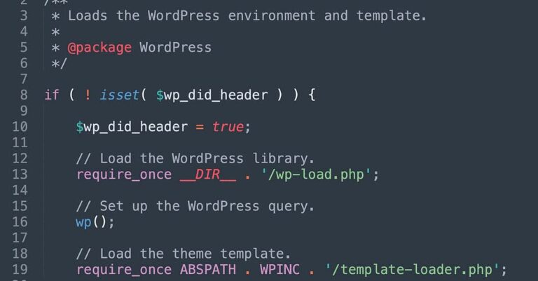 wordpress loading sequence