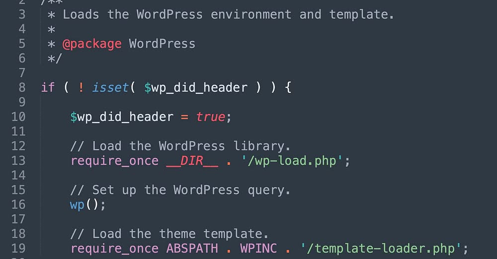 wordpress loading sequence