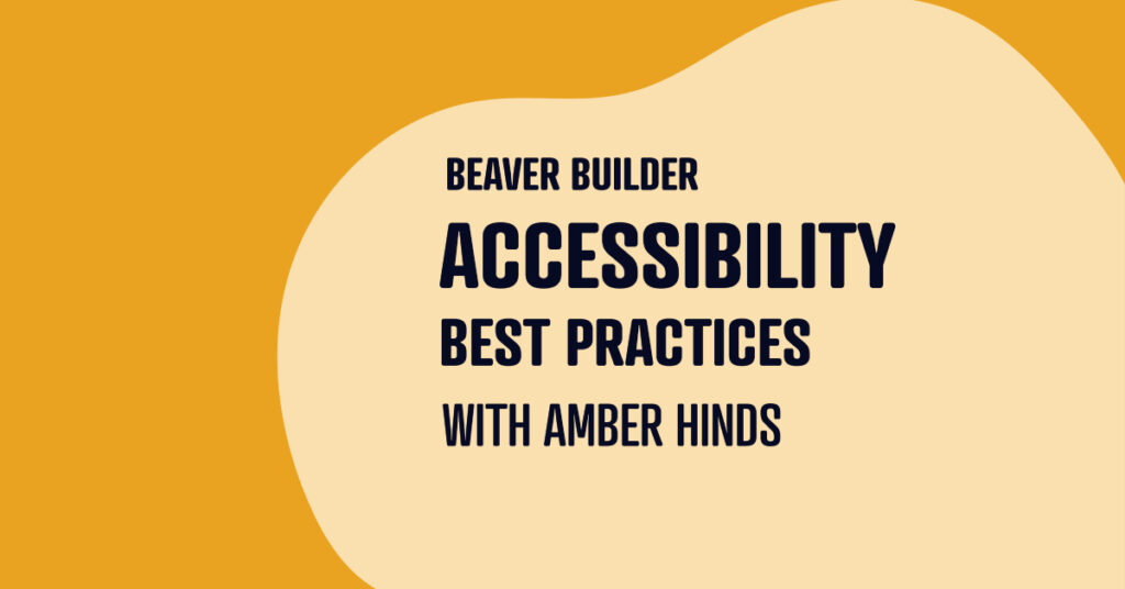 beaver builder accessibility course