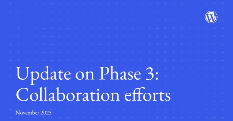 gutenberg phase 3 update