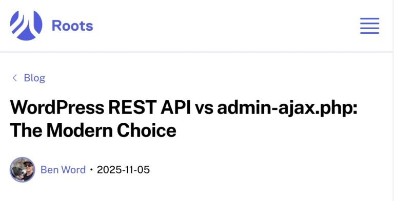 rest api vs admin ajax