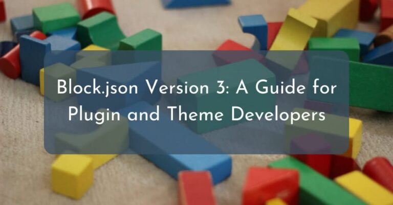 guide to v3 block json