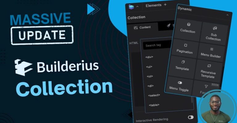 builderius collections update