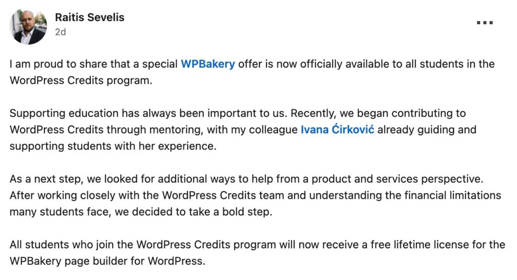 free wpbakery