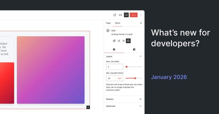 what is new for developers